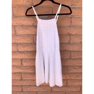 White Lace Skater Dress